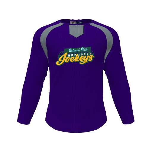 [CUS-DFW-PULL-FLC-CNK-LSL-PUR-YS-LOGO3] Pullover (Youth S, Purple, Logo 3)