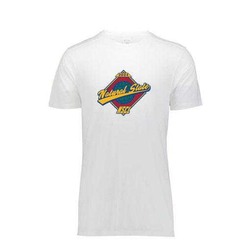 [FTSCUBWH-AS-LOGO1] Decker Men's Tri-Blend T-Shirt - Short Sleeve (Adult S, White, Logo 1)