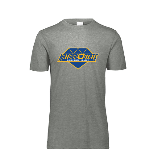 [FTSCUBGY-AS-LOGO2] Decker Men's Tri-Blend T-Shirt - Short Sleeve (Adult S, Gray, Logo 2)