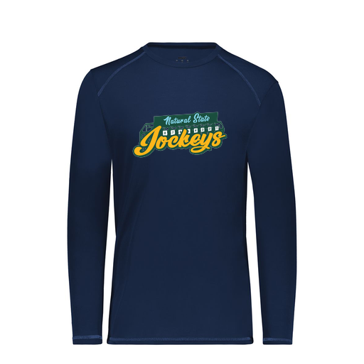 [6846.065.S-LOGO3] Youth SoftTouch Long Sleeve (Youth S, Navy, Logo 3)