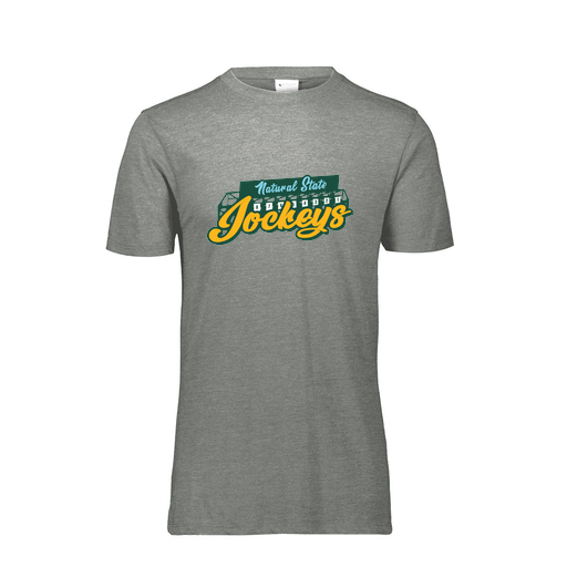 [FTSCUBGY-YS-LOGO3] Decker Youth Tri-Blend T-Shirt - Short Sleeve (Youth S, Gray, Logo 3)