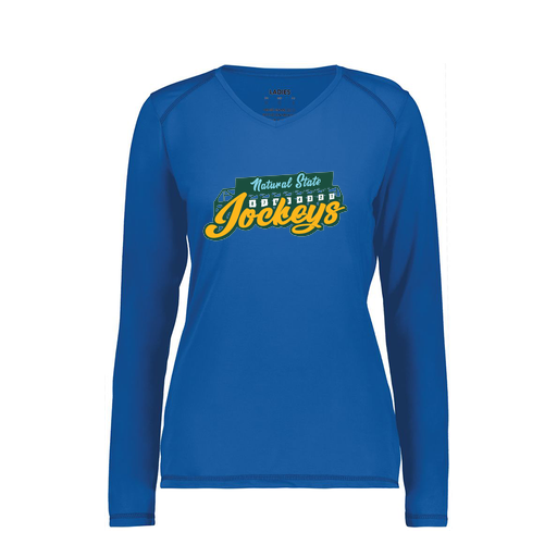 [6847.060.XS-LOGO3] Women's SoftTouch Long Sleeve (Female Adult XS, Royal, Logo 3)