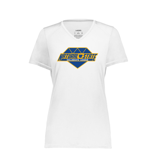 [6844.005.XS-LOGO2] Women's SoftTouch Short Sleeve (Female Adult XS, White, Logo 2)