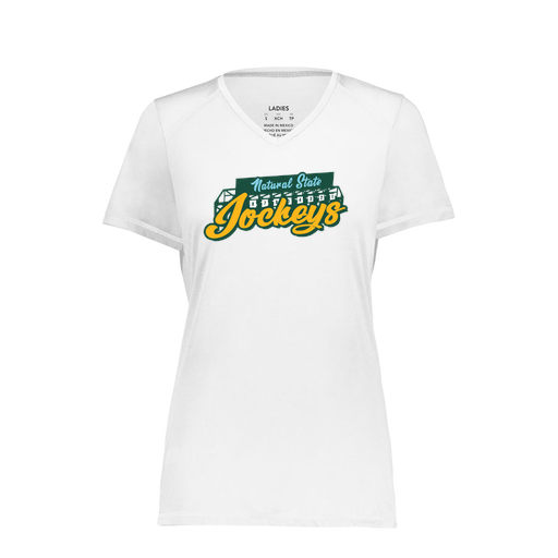 [6844.005.XS-LOGO3] Women's SoftTouch Short Sleeve (Female Adult XS, White, Logo 3)