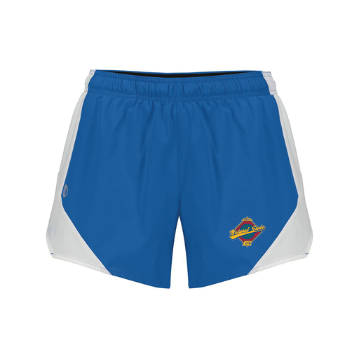 [229489.H02.S-LOGO1] Girls Olympus Shorts (Female Youth S, Royal, Logo 1)