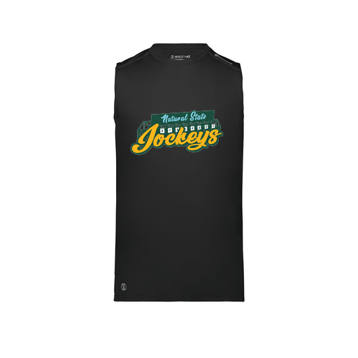 [222593.080.S-LOGO3] Men's CoolDry TankTop (Adult S, Black, Logo 3)