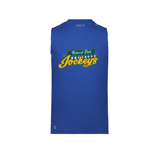 [222593.060.S-LOGO3] Men's CoolDry TankTop (Adult S, Royal, Logo 3)