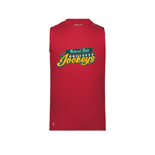 [222593.083.S-LOGO3] Men's CoolDry TankTop (Adult S, Red, Logo 3)