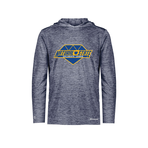 [FOLHCGNV-YS-LOGO2] Decker Youth Charge Hoodie (Youth S, Navy, Logo 2)