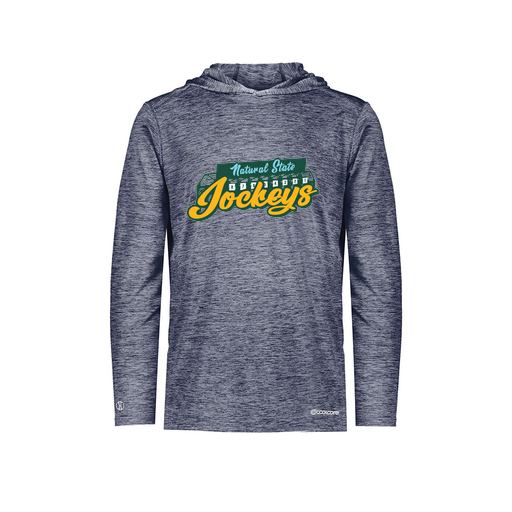 [CUS-DFW-CHGHOOD-PER-LSL-NVY-YS-LOGO3] Youth Charge Hoodie (Youth S, Navy, Logo 3)