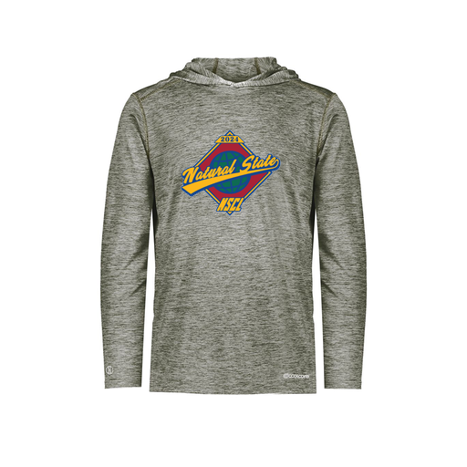 [FOLHCGGY-YS-LOGO1] Youth Charge Hoodie (Youth S, Gray, Logo 1)