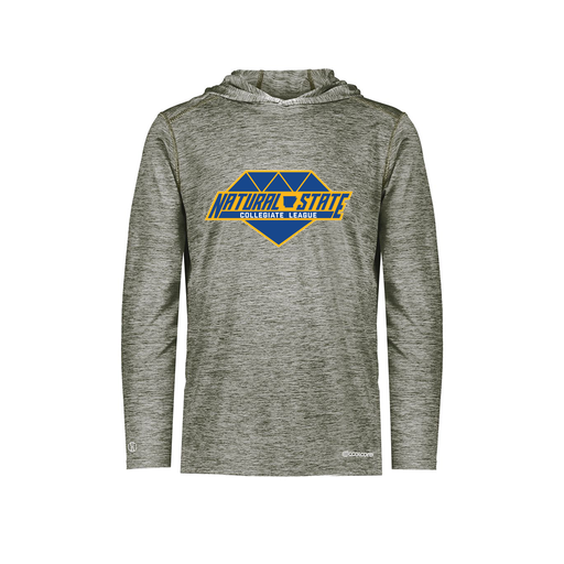 [FOLHCGGY-YS-LOGO2] Decker Youth Charge Hoodie (Youth S, Gray, Logo 2)