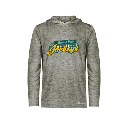 [FOLHCGGY-YS-LOGO3] Decker Youth Charge Hoodie (Youth S, Gray, Logo 3)