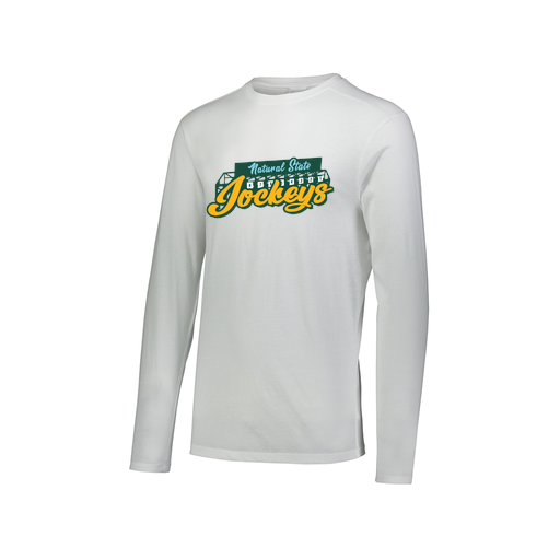 [3075.005.XS-LOGO3] Men's LS Ultra-blend T-Shirt (Adult XS, White, Logo 3)