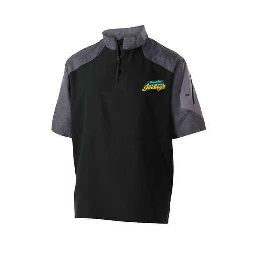 [229545.H05.XS-LOGO3] Men's Raider SS Pullover (Adult XS, Black, Logo 3)